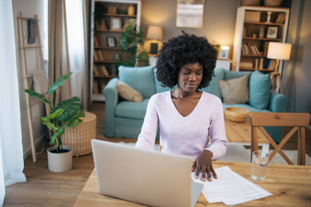 istock Young businesswoman working from home 2005602231
