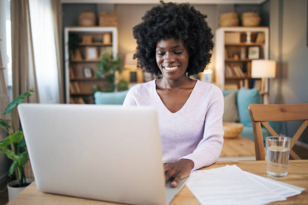 istock Young businesswoman working from home 2005609657