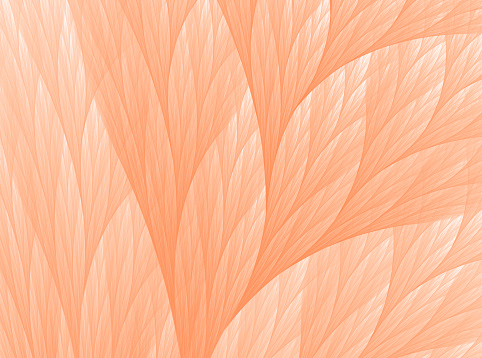 Coral Reef Сhoice Decisions Maze Abstract Fractal Peach Fuzz Orange Pastel Fern Pattern Summer Autumn Background WEB3 Connection Texture Spirituality Hypnosis Bush Tree Tropical Climate Undersea Ecosystem Organization MLM Community Line Art Trendy Color of Year 2024 Design template for presentation, flyer, card, poster, brochure, banner