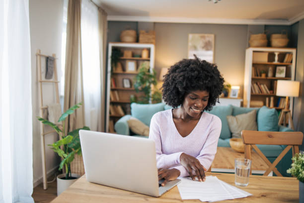 istock Young businesswoman working from home 2005612835
