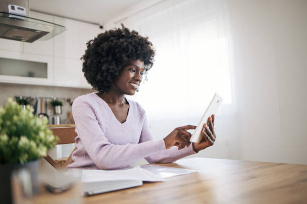 istock Young businesswoman working from home 2005630243