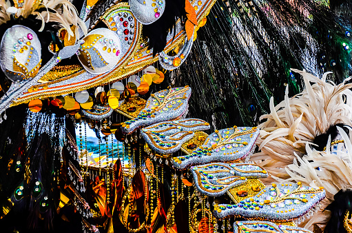 Traditional Carnival Venice mask with Colorful Decoration