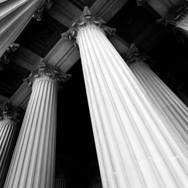 istock Columns on Building Representing Museum or Court House Strength and Support 2005684990