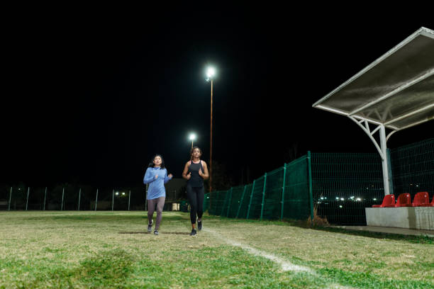 istock Young women enjoy a leisurely run after work 2005703307