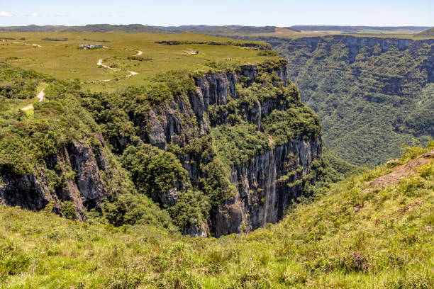 istock Cliffs and waterfall in Fortaleza Canyon 2005759434