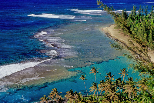 NÄ Pali Coast State Park is a 6,175-acre state park in the U.S. state of Hawaii, located in the center of the rugged 16-mile (26 km) northwest side of KauaÊ»i, the second-oldest inhabited Hawaiian island