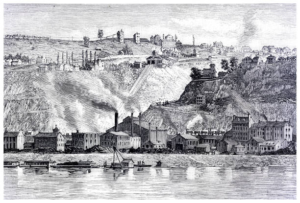 Pittsburgh is a city in the Commonwealth of Pennsylvania and the county seat of Allegheny County. It is the second-most populous city in Pennsylvania after Philadelphia and the 68th-most populous city in the U.S. Original edition from my own archivesSource : 1886 Ilustración Artística