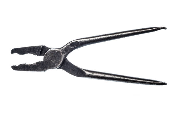 Tools for forging iron. Forging tools. The art of forging metal. Old tools.