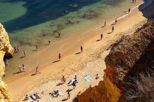 Portugal, 2023, holidays, vacation, south, Lagos- sandy beach