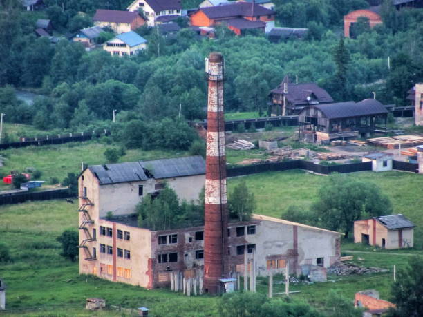 istock Deserted Old Factory 2005861392
