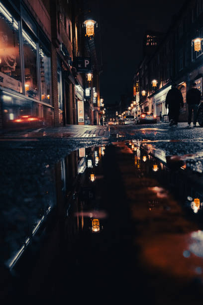 istock Newcastle China Town night reflection 2005861715
