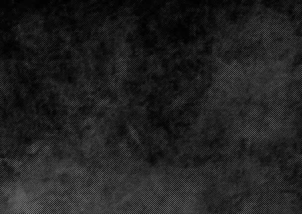 Vector illustration of Grunge black half tone textured lines vector