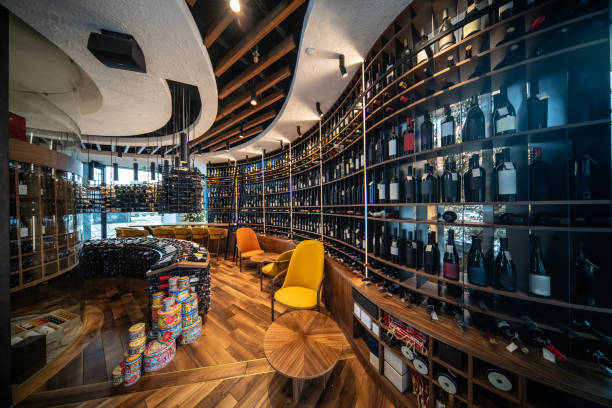 istock A fancy wine bar seen during the day 2005862065