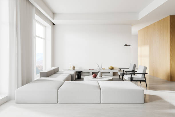 istock White living room interior with couch 2005862336