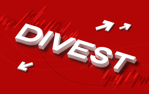 Divesting divestment of stocks, commodities, bonds or equities.