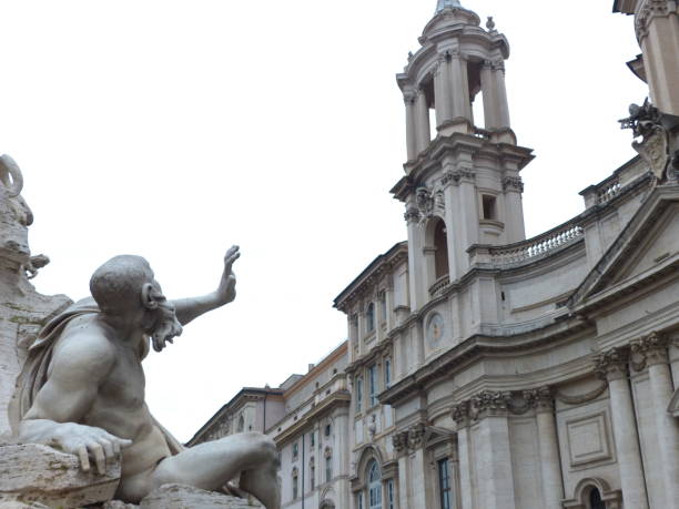 istock Fountain of Neptune, sculptures from 1878, Piazza Navona, Rome 2005863149