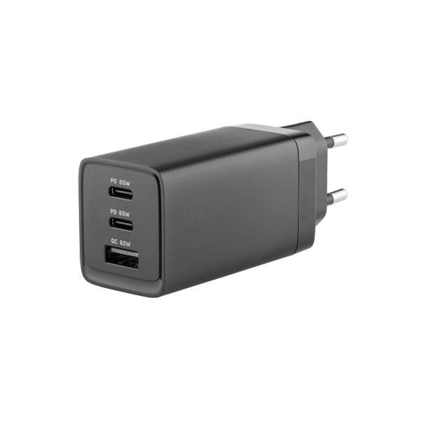 istock AC charger with USB and Type-C connector on isolated and white background 2005912300