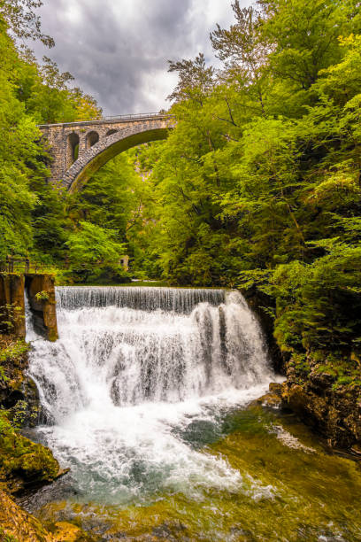 istock waterfall in Vintgar gorge, Slovenia 2005927228