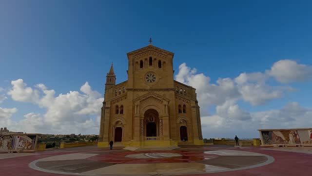 Beautifull Ta Pinu Basilica in Gozo,Malta