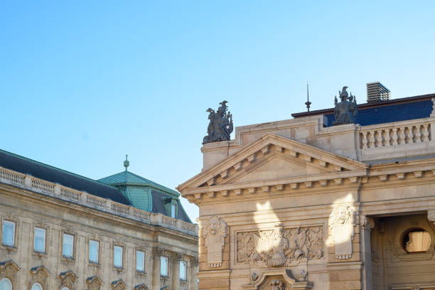 pałac królewski, zamek królewski, budapeszt, węgry - budapest royal palace of buda architectural styles architecture zdjęcia i obrazy z banku zdjęć