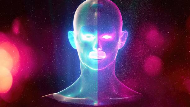 istock Abstract portrait of an humanoid representing artificial Intelligence and generative AI 2006047663