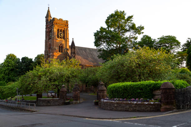An image of the historic church in Moffat, capturing its architectural elegance set against the small Scottish town's backdrop. Known for its distinctive structure and peaceful setting, the church is a focal point in Moffat, reflecting the town's rich heritage and community spirit.