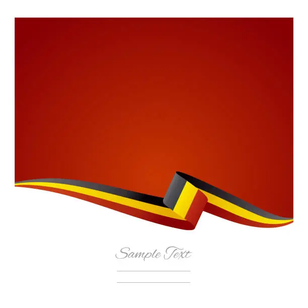 Vector illustration of Abstract color background Belgium flag background vector