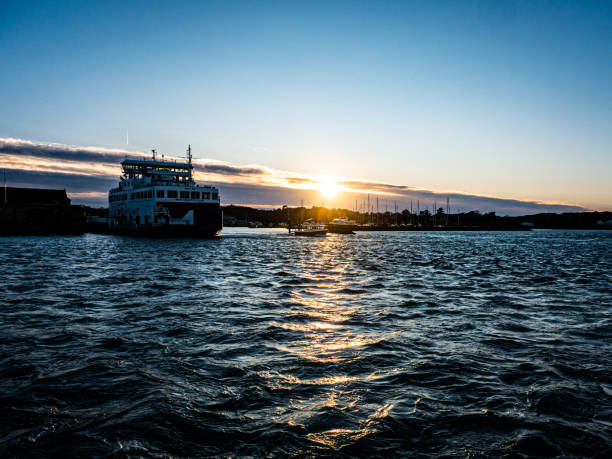 istock Yarmouth ferry port in sunset. 2006164541