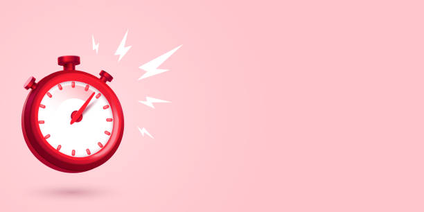 illustrations, cliparts, dessins animés et icônes de annonce de chronomètre avec espace de copie vide - minuteur
