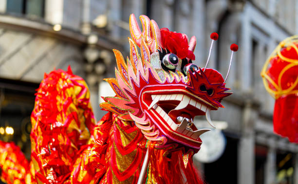 istock Dragon dance during Chinese lunar year celebrations in London, England 2006199643