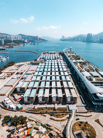 Community Isolation Facilities in Kai Tak Cruise Terminal district of Hong Kong