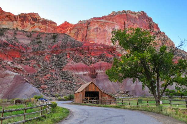 istock The scenic drive and the Fruita barn 2006233757