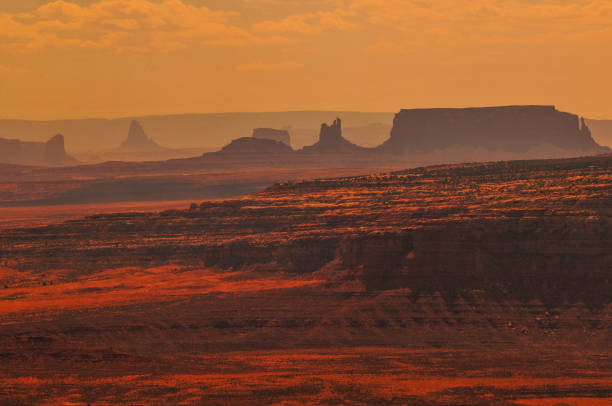 istock Hazy mid-afternoon view of Monument Valley from Muley Point 2006252971