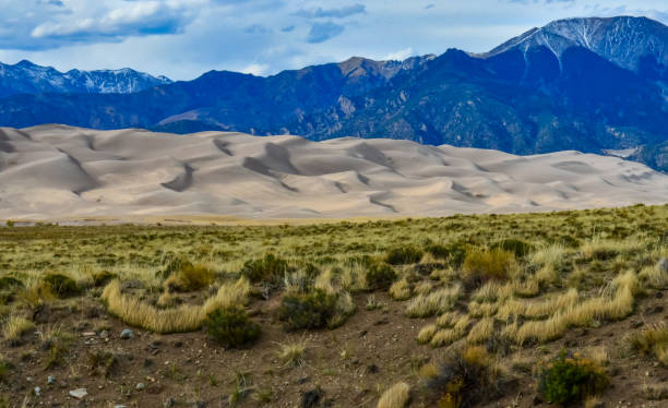 istock Great Sand Dunes with mountains in the background, Colorado, US 2006321312