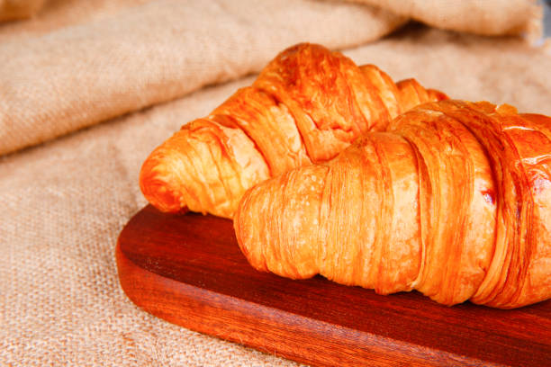 istock Crisp fresh croissants in the background 2006372432
