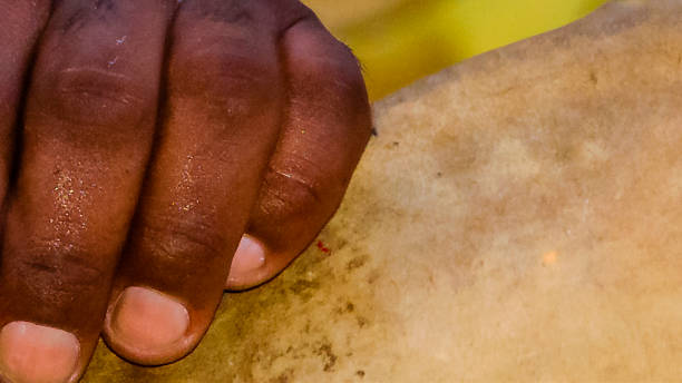 istock Candombe drummer on piano drum close up shot 2006376111