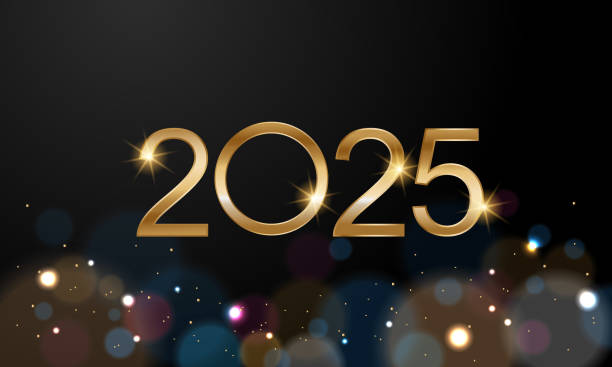 istock 2025 Happy New Year Background Design. Greeting Card, Banner, Poster. Vector Illustration. 2006420952