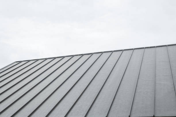 istock Close up of roof with sky. 2006431331