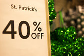 St Patrick's Day: Merchandise on Sale
