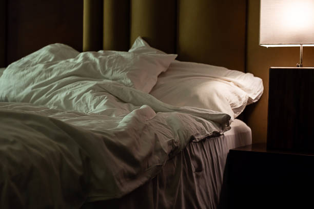 istock Cozy atmosphere In modern bedroom. 2006567480