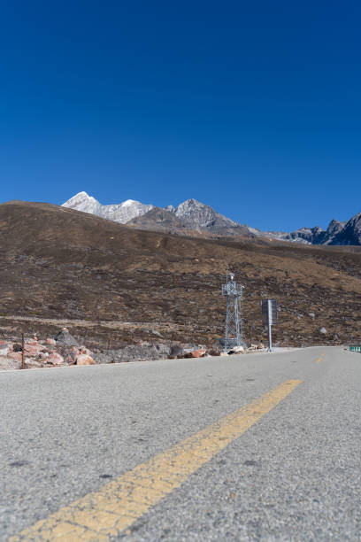istock Highway and Snowy Mountains on the Plateau 2006599610