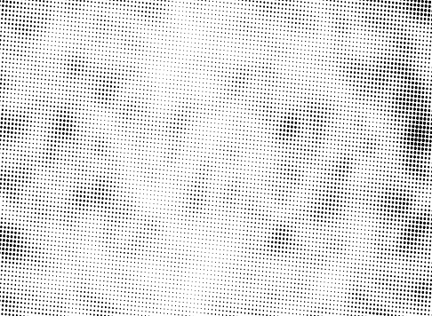 Grunge halftone background with dots.