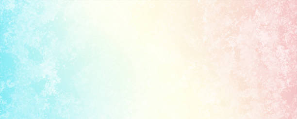 ilustrações de stock, clip art, desenhos animados e ícones de japanese paper style texture background in light blue, yellow and pink colors. - washi paper