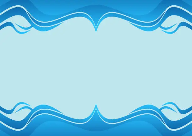 Vector illustration of abstract wave background design