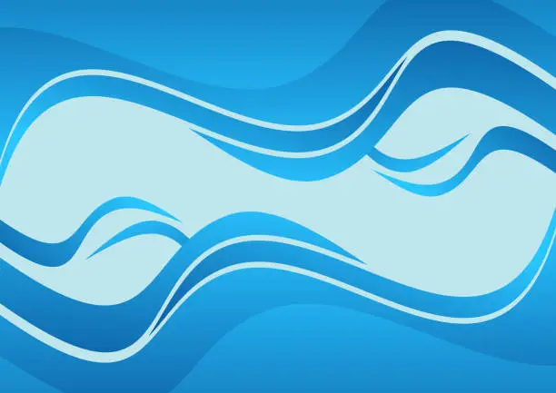 Vector illustration of modern fluid wave background