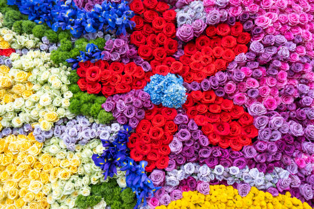 istock Colorful Flowers on Pasadena Rose Parade Float 2006777197