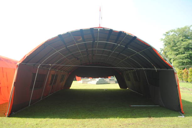 Refugee tent is designed as a short term shelter solution, particularly in support to emergency situations and is not a substitute for a more permanent shelter. It is expected that refugee tents should have a life span of 1 year, minimum, maintaining its sheltering and waterproofing capacities in all types of climates.