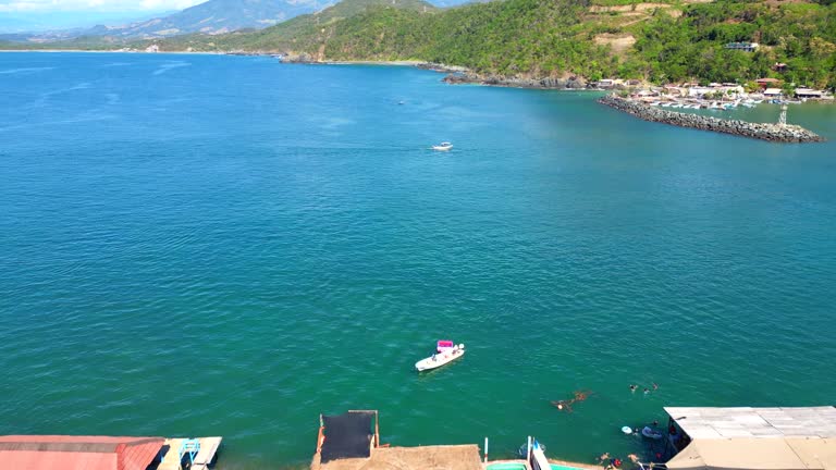 Drone Flight Over Vicente Guerrero Port - Guerrero State