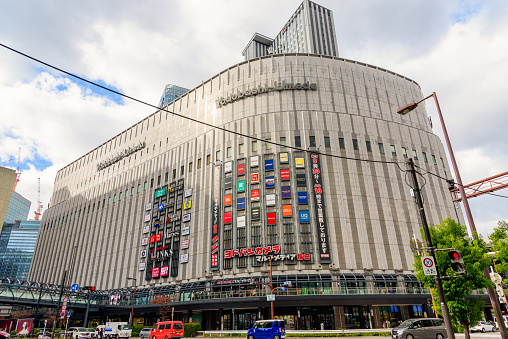 Osaka, Japan - November 20, 2023 - Yodobashi Umeda is a huge department store right across from the north side of Osaka Station.