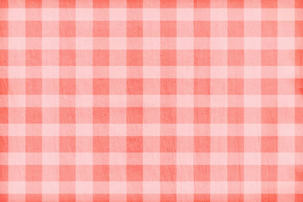 illustrations, cliparts, dessins animés et icônes de délavé rouge et rose couleur pastel doux damier motif horizontal vide vide fonds vectoriels - wallpaper textile retro revival tartan